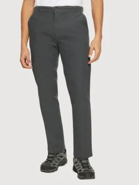Chuck Flannel Chino Pants Grey Man | Knowledge Cotton Apparel
