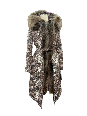 Genuine Silver Fox Down Insulated Parka