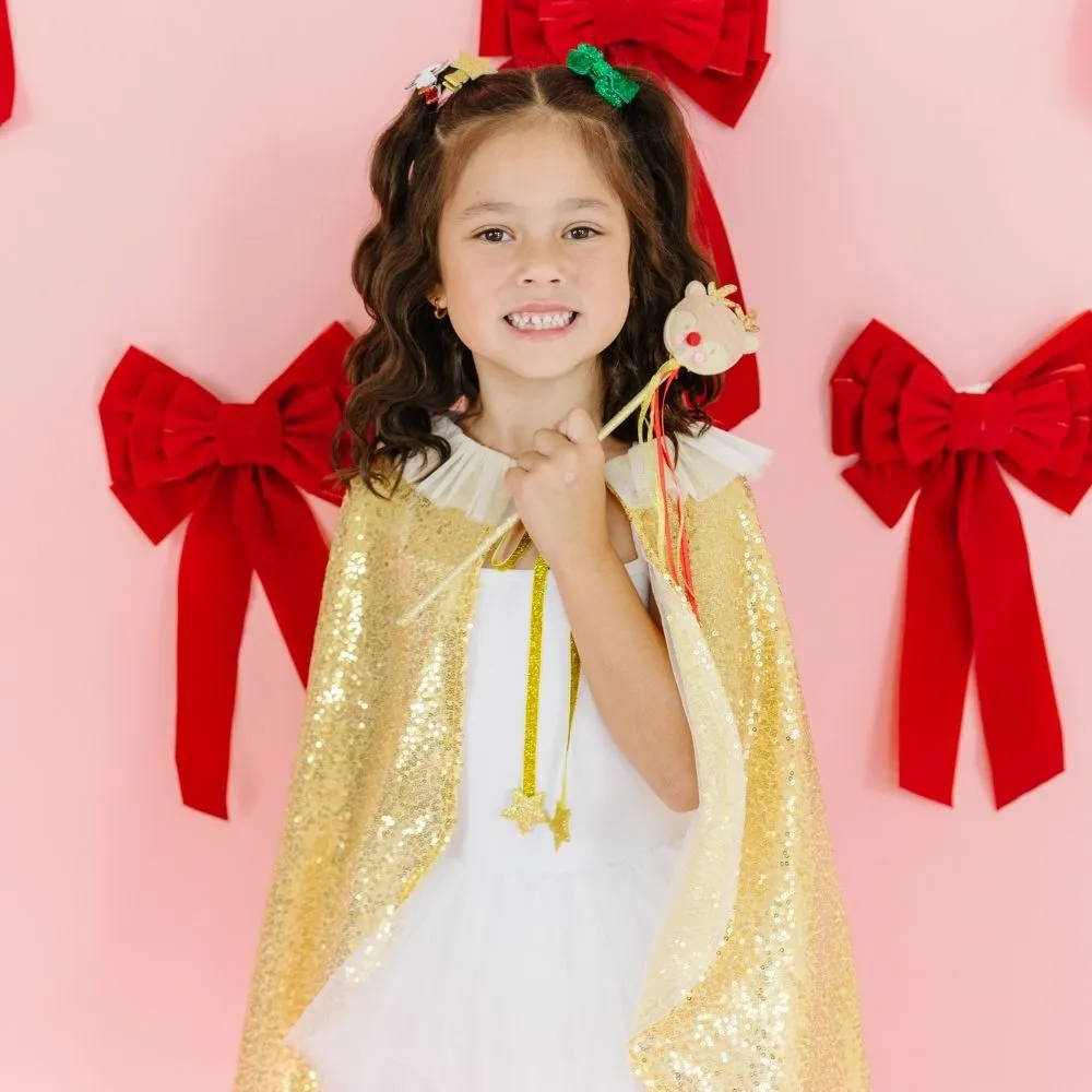 Gold Sequin Cape