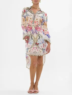 Monserrate Magic Relaxed High Low Shirt Dress