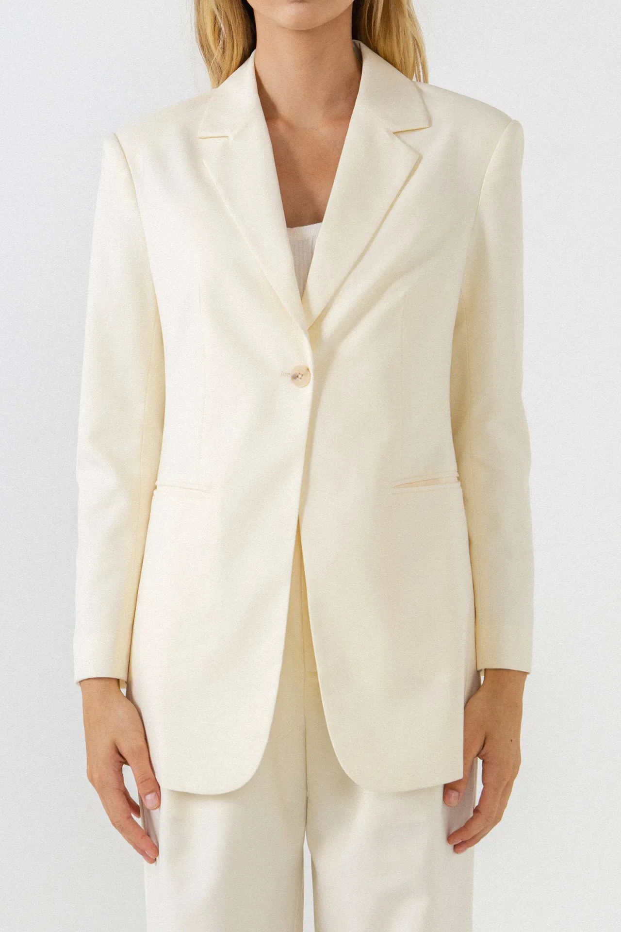 Oversized Single Breasted Blazer