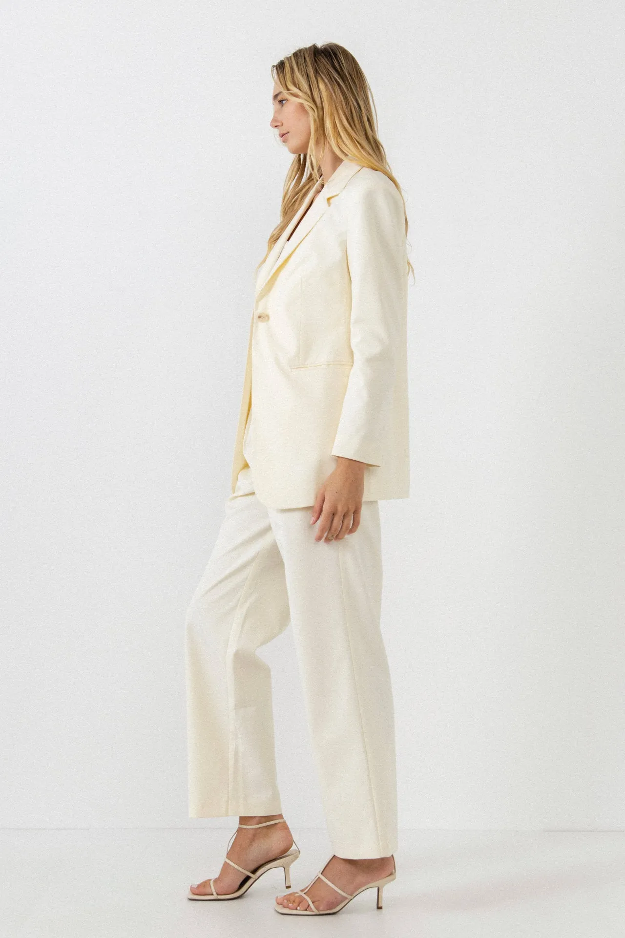 Oversized Single Breasted Blazer