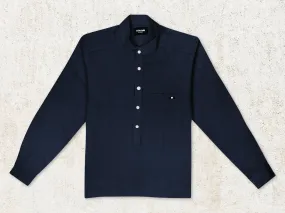 THE NAVO HENLEY SHIRT - Navy